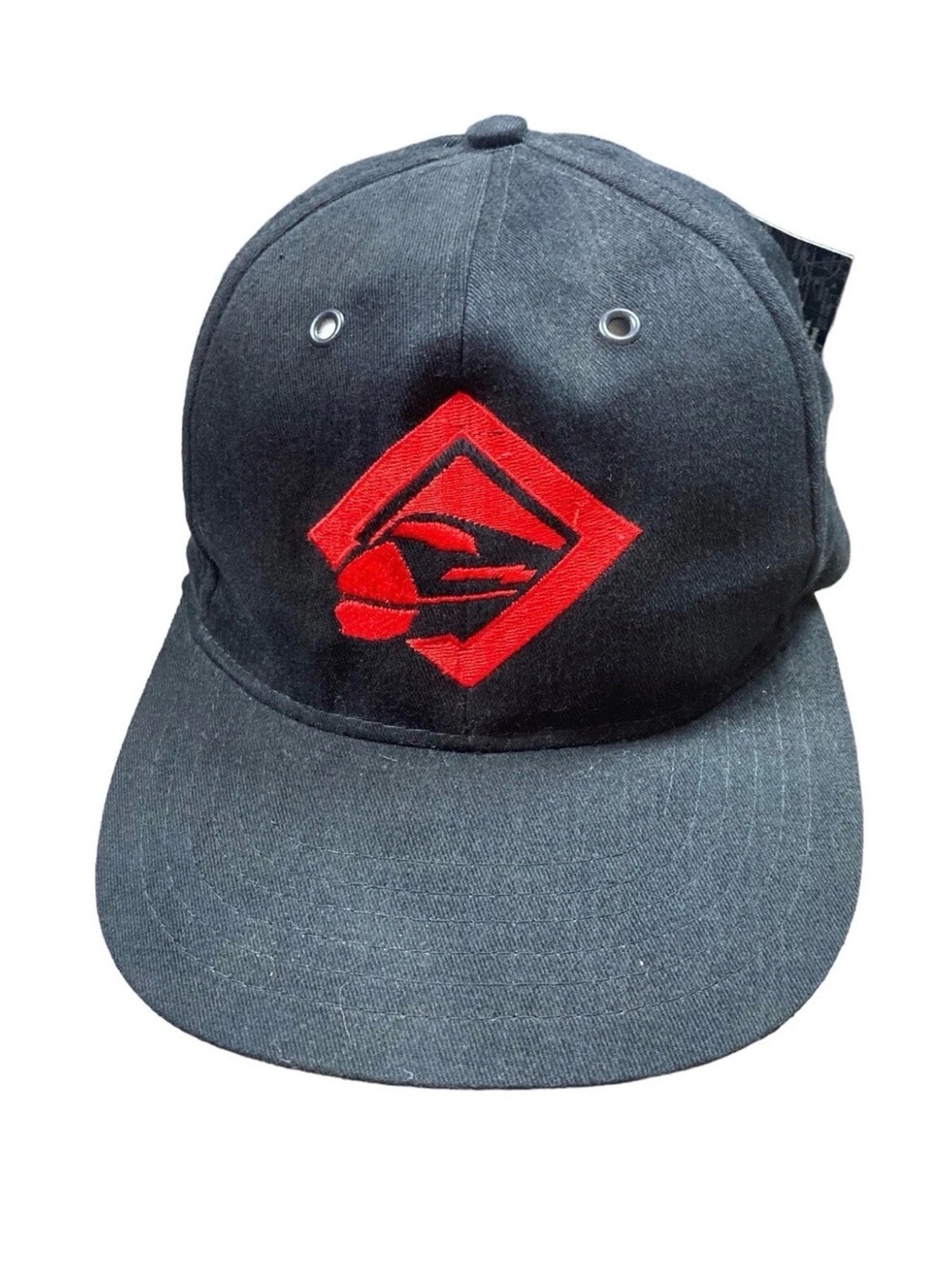 Marlboro Unlimited Strapback Hat Black Old Stock VTG Big Timber Snakeriver NWT